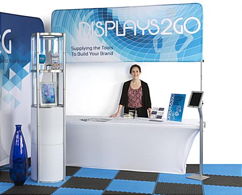 6' Trade Show Table Header with Custom Graphics Is Great for Expos